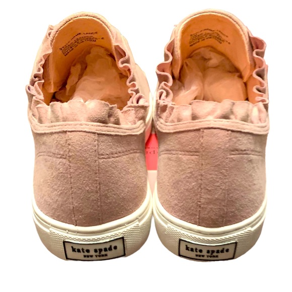 Kate Spade Lance Ruffle Women’s Conch Shell Slip-On Sneaker - Picture 4 of 8